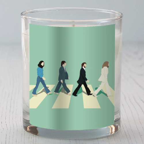 Abbey Road - The Beatles - scented candle by Cheryl Boland