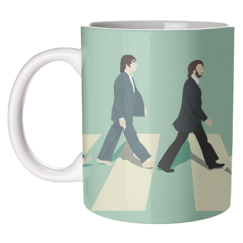 Abbey Road - The Beatles - unique mug by Cheryl Boland