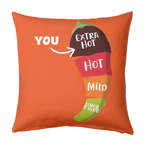 Extra Hot - designed cushion by Pink and Pip