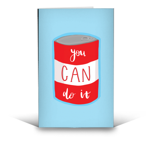 You Can Do It - funny greeting card by Ella Seymour