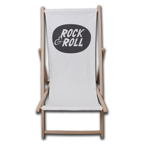 ROCK & ROLL - canvas deck chair by The Boy and the Bear