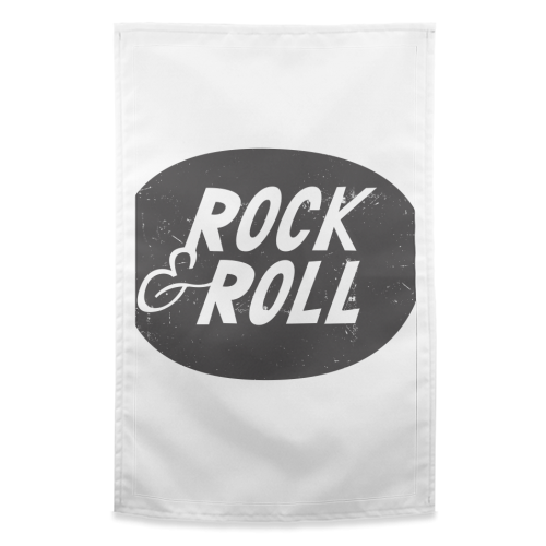 ROCK & ROLL - funny tea towel by The Boy and the Bear