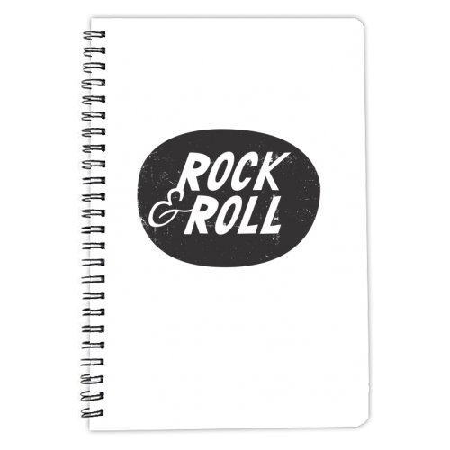 ROCK & ROLL - personalised A4, A5, A6 notebook by The Boy and the Bear