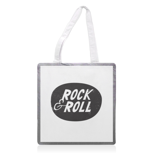 ROCK & ROLL - printed tote bag by The Boy and the Bear