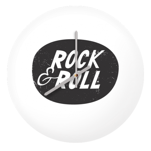 ROCK & ROLL - quirky wall clock by The Boy and the Bear