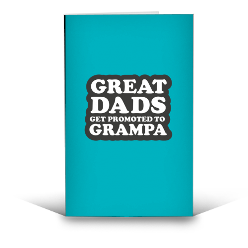PROMOTED TO GRAMPA - funny greeting card by The Boy and the Bear