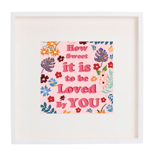 How Sweet - framed poster print by Niamh McKeown