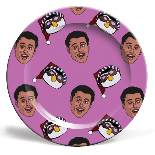Joey & Hugsy 'Friends' - ceramic dinner plate by Catherine Critchley.