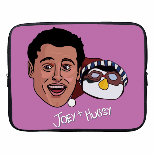 Joey & Hugsy 'Friends' - designer laptop sleeve by Catherine Critchley.