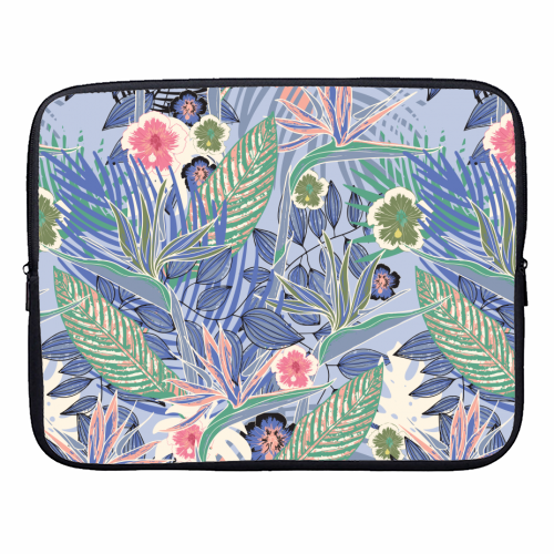 Tropicana paradise - designer laptop sleeve by Louise Bell