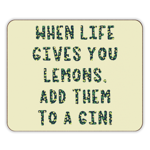When life gives you lemons.... - designer placemat by Cheryl Boland