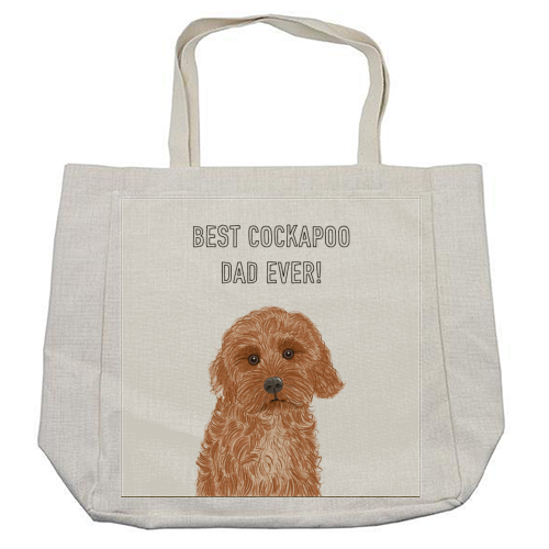 Best Cockapoo Dad Ever! - cool beach bag by Adam Regester