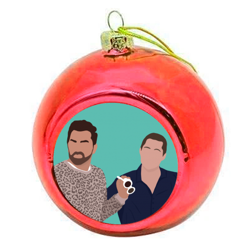 You're Simply the Best - colourful christmas bauble by Rock and Rose Creative