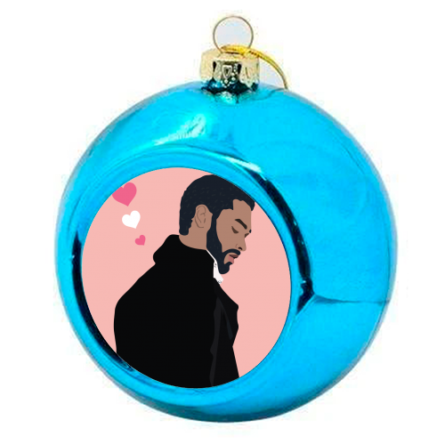 The Duke from Bridgerton - colourful christmas bauble by Rock and Rose Creative
