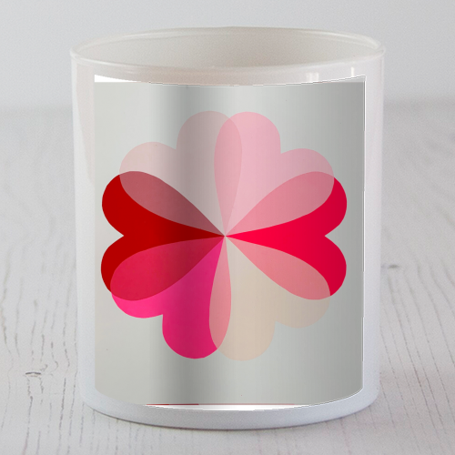 Hearts and Flowers - scented candle by Hannah Carvell