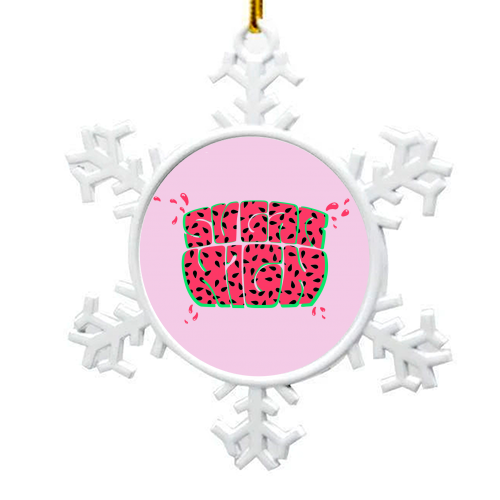 Sugar High - snowflake decoration by Wallace Elizabeth