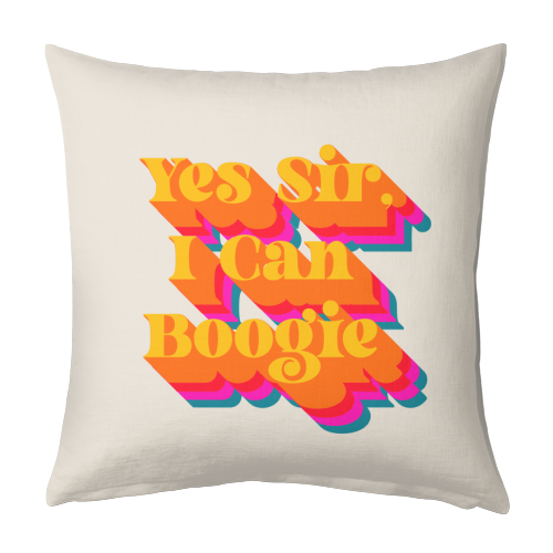 I Can Boogie - designed cushion by Wallace Elizabeth