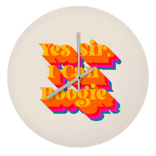 I Can Boogie - quirky wall clock by Wallace Elizabeth