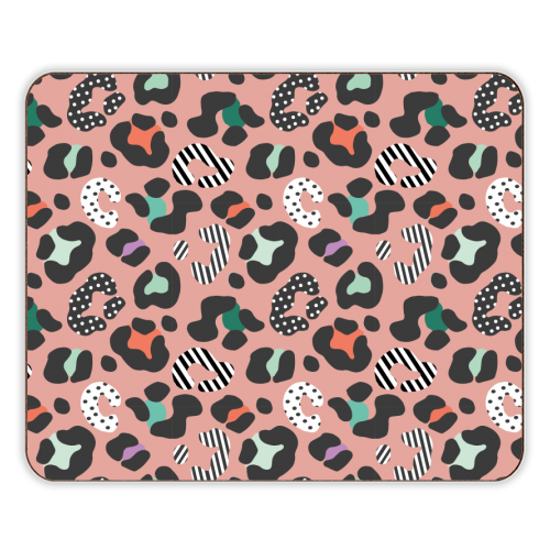 Playful Leopard - designer placemat by Luxe and Loco