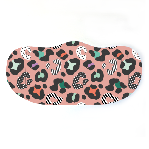 Playful Leopard - face cover mask by Luxe and Loco