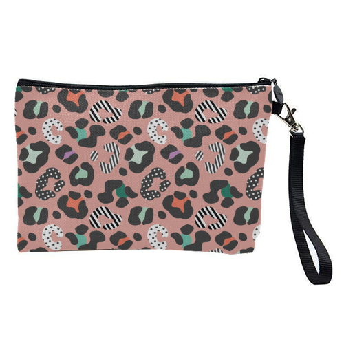 Playful Leopard - pretty makeup bag by Luxe and Loco