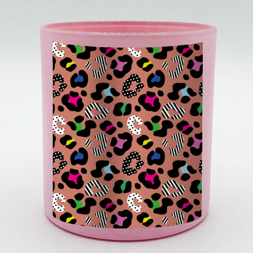 Playful Leopard wild - scented candle by Luxe and Loco