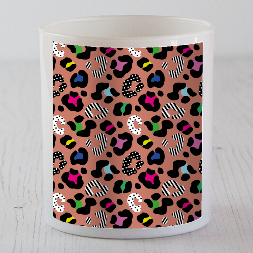 Playful Leopard wild - scented candle by Luxe and Loco