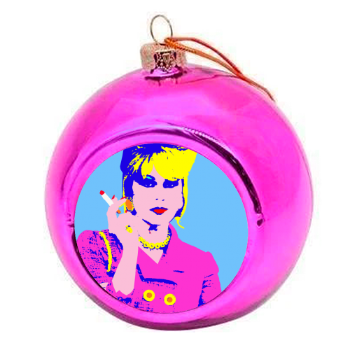 Darling - colourful christmas bauble by Wallace Elizabeth