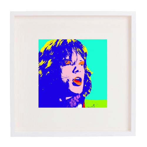 Mick - framed poster print by Wallace Elizabeth