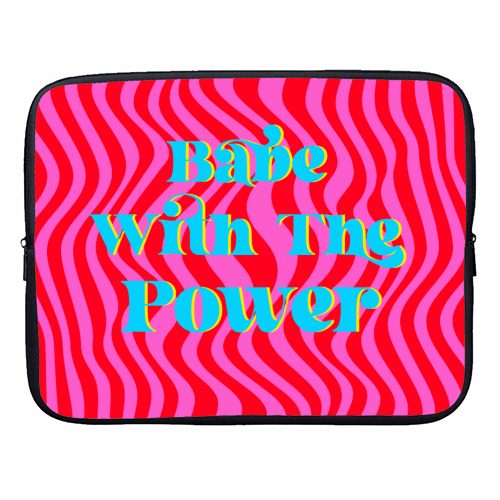 Babe - designer laptop sleeve by Wallace Elizabeth