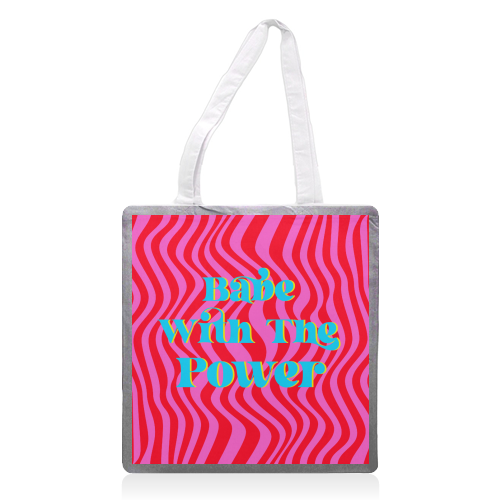 Babe - printed tote bag by Wallace Elizabeth