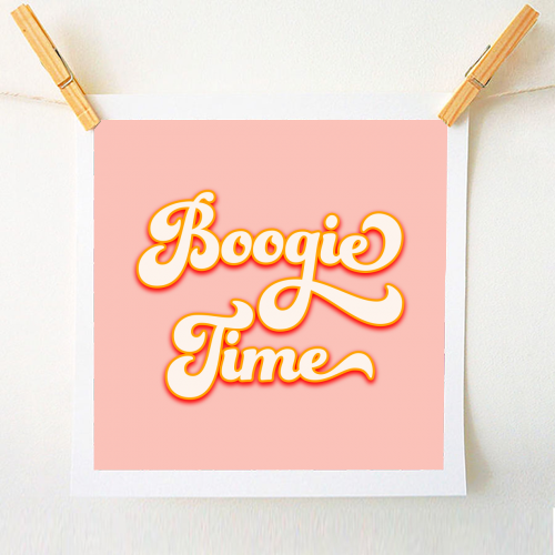 Boogie Time - A1 - A4 art print by Dominique Benedict