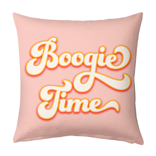 Boogie Time - designed cushion by Dominique Benedict