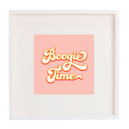 Boogie Time - framed poster print by Dominique Benedict
