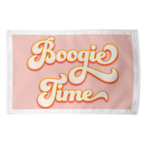 Boogie Time - funny tea towel by Dominique Benedict