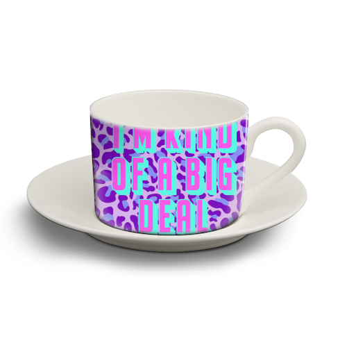 Big Deal - personalised cup and saucer by Wallace Elizabeth