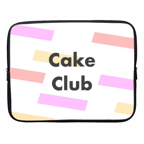 Cake Club - designer laptop sleeve by Card and Cake