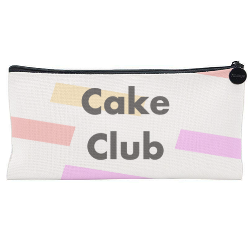 Cake Club - flat pencil case by Card and Cake