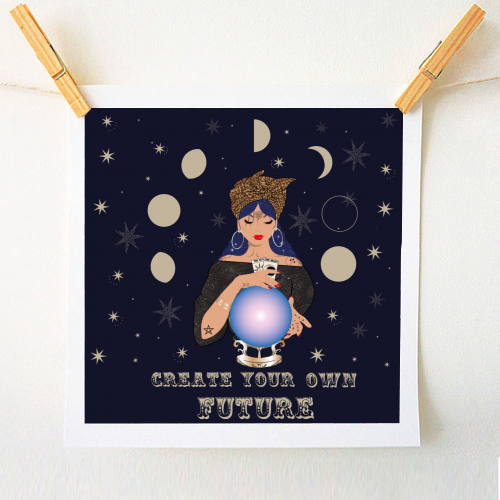 Create Your Own Future - A1 - A4 art print by Luxe and Loco
