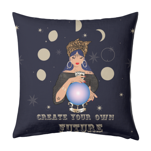 Create Your Own Future - designed cushion by Luxe and Loco