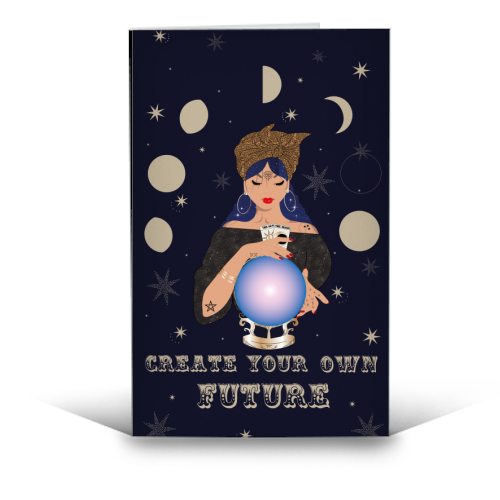Create Your Own Future - funny greeting card by Luxe and Loco