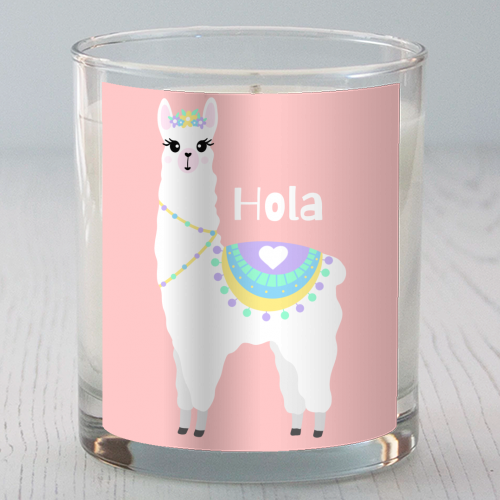 Hola Llama - scented candle by Rock and Rose Creative