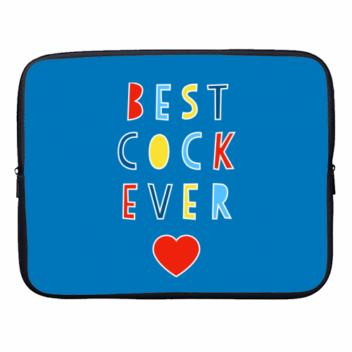Best Cock Ever - designer laptop sleeve by Adam Regester