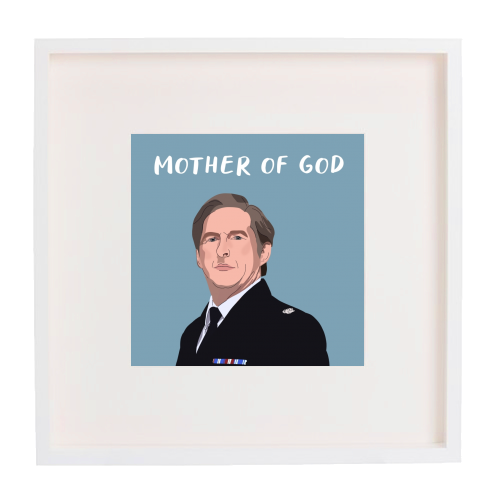 Line of duty Hastings print - framed poster print by The Girl Next Draw
