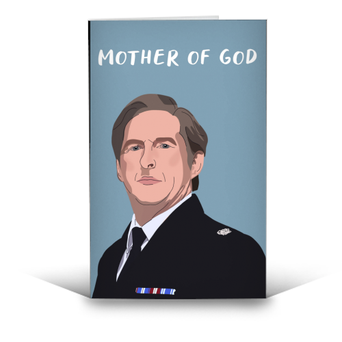 Line of duty Hastings print - funny greeting card by The Girl Next Draw