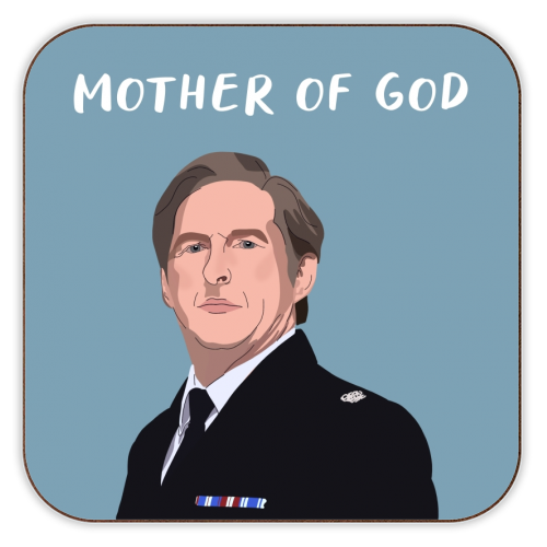 Line of duty Hastings print - personalised beer coaster by The Girl Next Draw