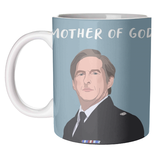 Line of duty Hastings print - unique mug by The Girl Next Draw