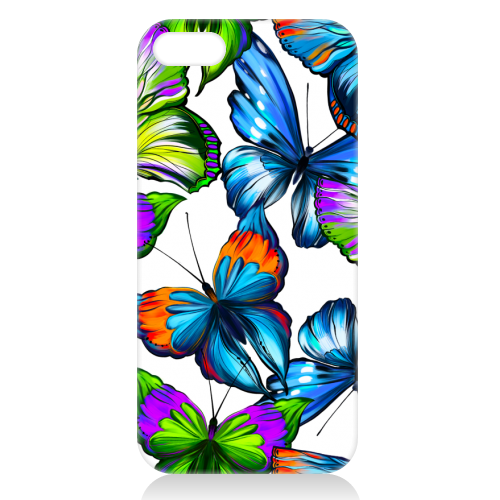 colorful butterflies - unique phone case by Anastasios Konstantinidis