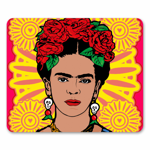 Fierce like Frida - funny mouse mat by Bite Your Granny