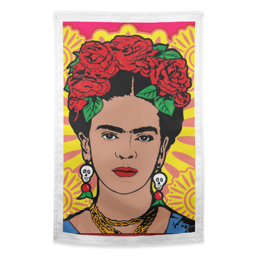Fierce like Frida - funny tea towel by Bite Your Granny